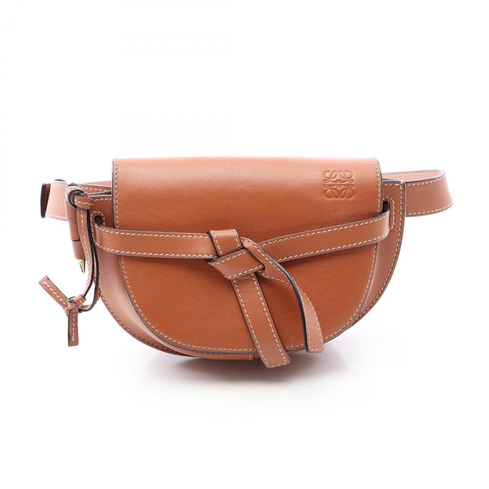 Loewe Gate Bum Bag Waist Body Leather Brown